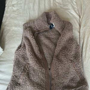 Abercrombie and Fitch Sherpa Vest